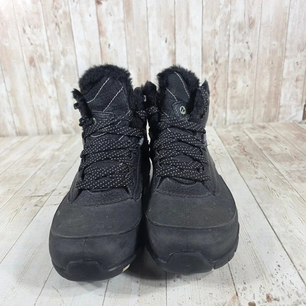 Merrell Thermo Aurora Tall Shell Waterproof‎ Winter Boots Black J37216 Womens 7